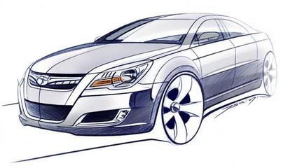 展翅欲飛，夢想照進(jìn)現(xiàn)實(shí) 東南汽車全新自主緊湊型轎車手繪圖驚艷亮相
